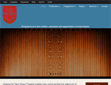 Tablet Screenshot of newmusictheatre.org